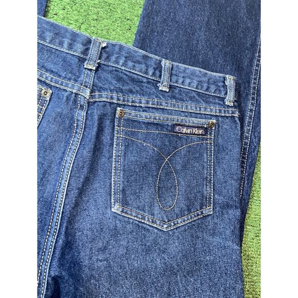 Vintage Calvin Klein Straight Jeans Mens Size 36x31 - Picture 3 of 8